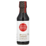 Сваренный соевый соус Tamari, на 28% меньше натрия, 296 мл (10 жидк. Унций) — San-J