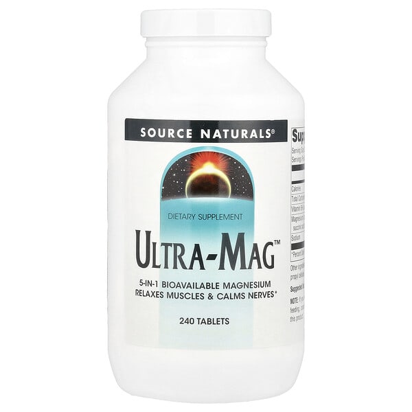 sns00033_v_8.jpg Ultra-MAG™, 240 таблеток — Source Naturals