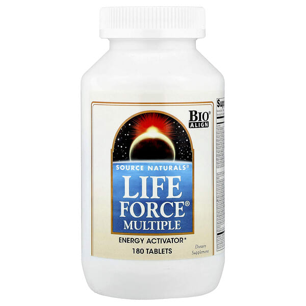 sns00043_v_45.jpg Life Force® Multi, мультивитаминный комплекс, 180 таблеток — Source Naturals