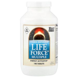 Life Force® Multiple, без железа, 180 таблеток — Source Naturals