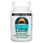 лютеин, 90 капсул — Source Naturals