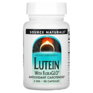 лютеин, 90 капсул — Source Naturals