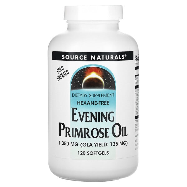 sns00080_v_20.jpg масло примулы вечерней, 1350 мг, 120 мягких таблеток — Source Naturals