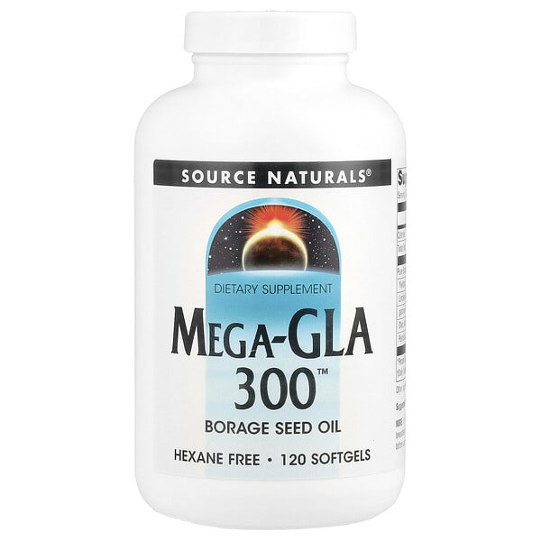 sns00083_v_39.jpg Mega-GLA 300, 120 мягких таблеток — Source Naturals