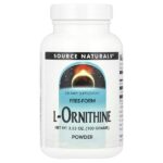 L-орнитин в виде порошка, 100 г (3,53 унции) — Source Naturals