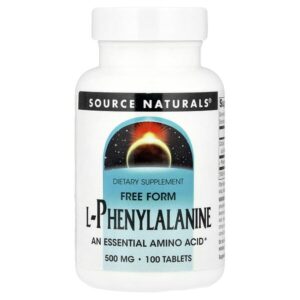 L-фенилаланин, 100 таблеток — Source Naturals