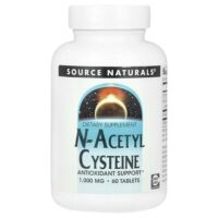 N-ацетилцистеин, 1000 мг, 60 таблеток — Source Naturals