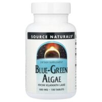 сине-зеленые водоросли, 500 мг, 100 таблеток — Source Naturals