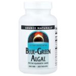 сине-зелёные водоросли, 500 мг, 200 таблеток — Source Naturals