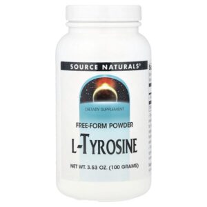 L-тирозин, порошок произвольной формы, 3.53 унций (100 г) — Source Naturals