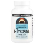 L-тирозин, 500 мг, 100 таблеток — Source Naturals