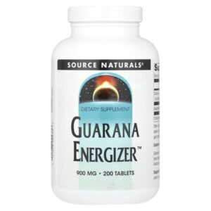 Guarana Energizer™, 200 таблеток — Source Naturals