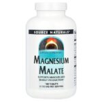малат магния, 180 таблеток — Source Naturals