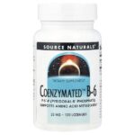 Coenzymated™, витамин B6, 25 мг, 120 пастилок — Source Naturals