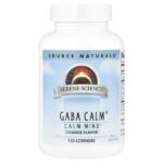 Serene Science®, ГАМК Calm®, апельсин, 120 пастилок — Source Naturals