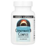Coenzymate™, комплекс витаминов группы B, апельсиновый вкус, 60 пастилок — Source Naturals
