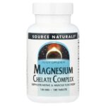 комплекс хелата магния, 100 мг, 100 таблеток — Source Naturals