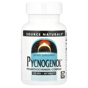 Pycnogenol®, 100 мг, 60 таблеток — Source Naturals
