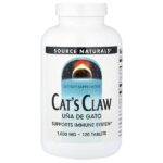 кошачий коготь, 1000 мг, 120 таблеток — Source Naturals