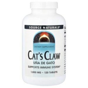 кошачий коготь, 1000 мг, 120 таблеток — Source Naturals