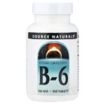 B-6, 250 таблеток — Source Naturals