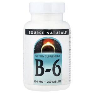 B-6, 250 таблеток — Source Naturals
