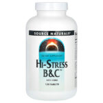 Hi-Stress B&C, с травами, 120 таблеток — Source Naturals