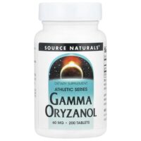 Athletic Series, гамма-оризанол, 60 мг, 200 таблеток — Source Naturals