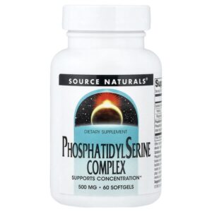 комплекс с фосфатидилсерином, 500 мг, 60 капсул — Source Naturals