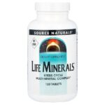 Life Minerals™, без железа, 120 таблеток — Source Naturals