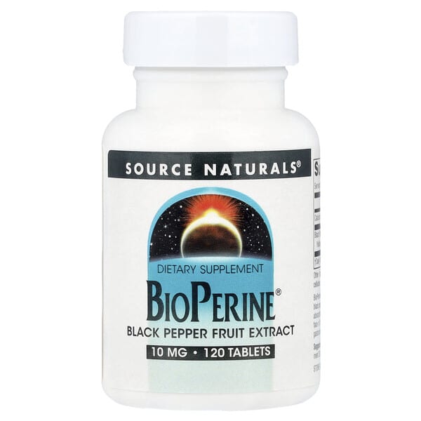 sns00644_v_44.jpg BioPerine, 10 мг, 120 таблеток — Source Naturals