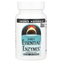 Daily Essential Enzymes®, 500 мг, 60 капсул — Source Naturals