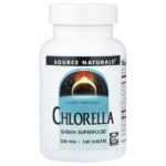 хлорелла, 500 мг, 100 таблеток — Source Naturals