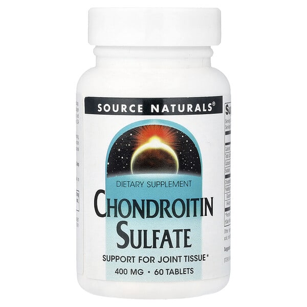 sns00697_v_35.jpg Chondroitin Sulfate, 400 мг, 60 таблеток — Source Naturals