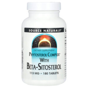 Phytosterol Complex™ с бета-ситостеролом, 180 таблеток (113 мг в 1 таблетке) — Source Naturals