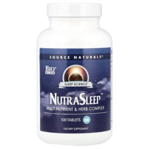 Пищевая добавка NutraSleep, 100 таблеток — Source Naturals