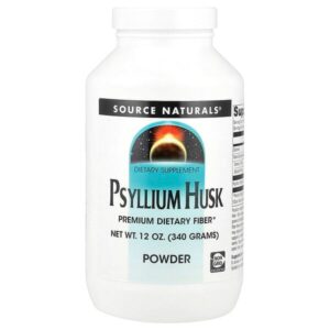 порошок из шелухи семян подорожника, 340 г (12 унций) — Source Naturals