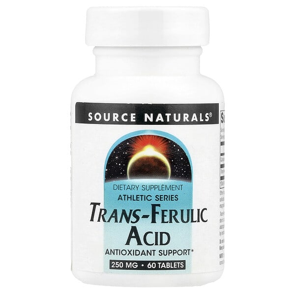 sns00805_v_38.jpg Athletic Series, трансферуловая кислота, 60 таблеток — Source Naturals