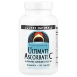 Ultimate Ascorbate C™, 100 таблеток — Source Naturals