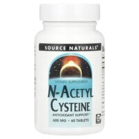 N-ацетилцистеин, 600 мг, 60 таблеток — Source Naturals