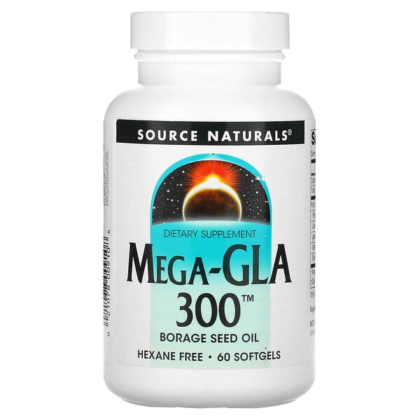 sns00910_v_28.jpg Мега-GLA 300, 60 мягких капсул — Source Naturals
