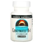 ферментированный витамин B-1, 13 мг, 60 пастилок — Source Naturals
