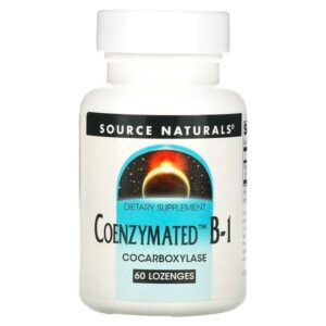 ферментированный витамин B-1, 13 мг, 60 пастилок — Source Naturals