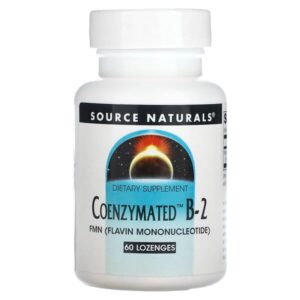 Coenzymated, витамин B2, 18 мг, 60 пастилок — Source Naturals