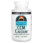 CCM кальций, 300 мг, 120 таблеток — Source Naturals