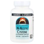 N-ацетилцистеин, 600 мг, 120 таблеток — Source Naturals
