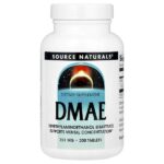 ДМАЭ, 351 мг, 200 таблеток — Source Naturals