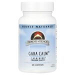 Serene Science®, ГАМК Calm®, апельсин, 60 пастилок — Source Naturals