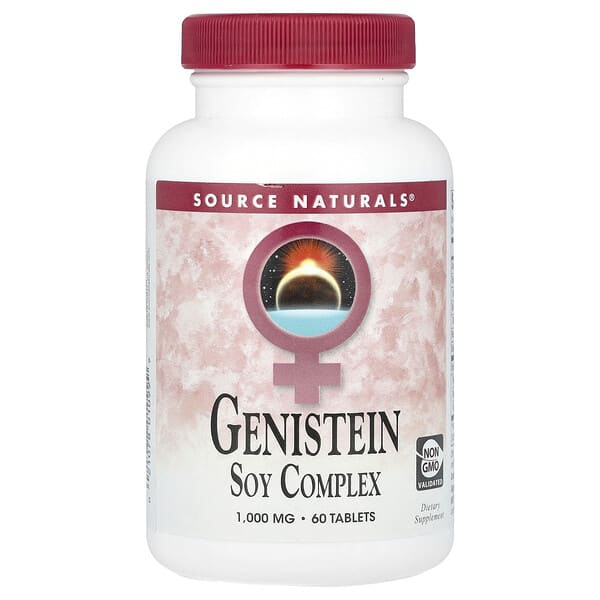 sns01099_v_8.jpg Genistein Soy Complex, 60 таблеток — Source Naturals