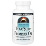 масло семян льна и первоцвета, 90 капсул — Source Naturals